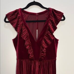 BCBGeneration Red Velvet Dress